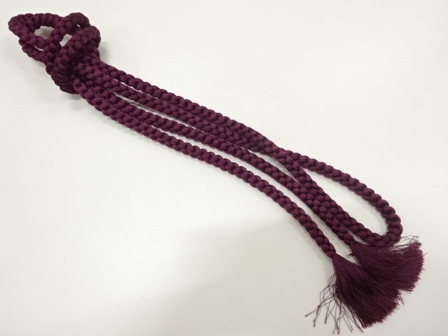 JAPANESE KIMONO / HAND-TIED OBIJIME CORD